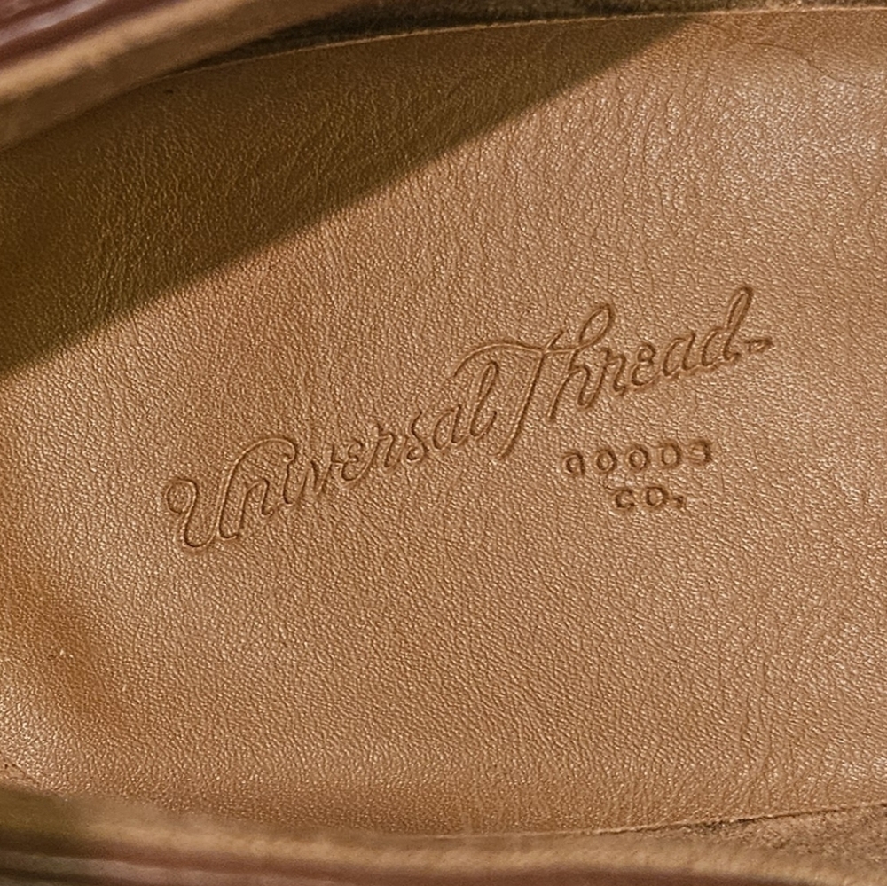 Universal Thread Cognac Ankle Boots In Euc 8.5 - image 3